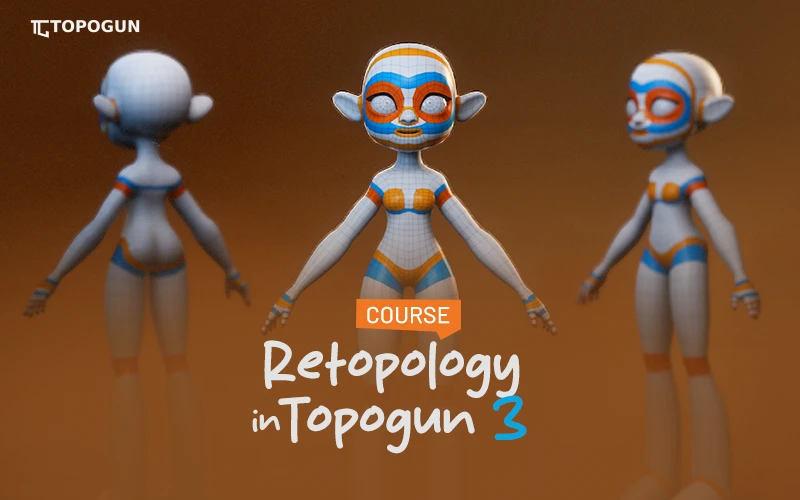 Retopology in TopoGun 3